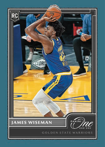 2020-21-Panini-One-and-One-Basketball-NBA-Cards-Base-Rookies-James-Wiseman-RC-Blue