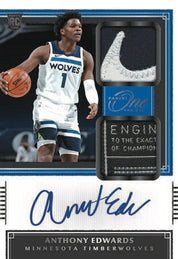 2020-21-Panini-One-and-One-Basketball-NBA-Cards-Rookie-Dual-Jersey-Autographs-Anthony-Edwards-RC-RPA