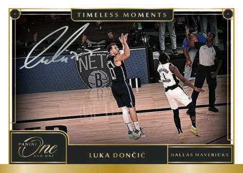 2020-21-Panini-One-and-One-Basketball-NBA-Cards-Timeless-Moments-Autographs-Luka-Doncic-auto