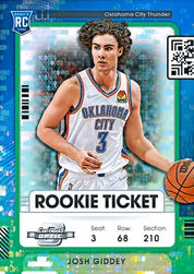 2021-22-Panini-Contenders-Optic-Basketball-NBA-Cards-Base-Rookie-Ticket-Green-Pulsar-Josh-Giddey-RC