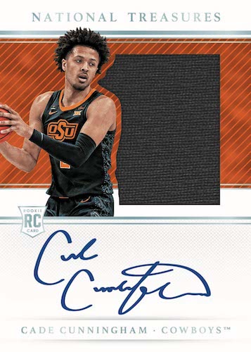 2021/22 Panini National Treasures Collegiate Basketball Hobby Box - Private NBA Break