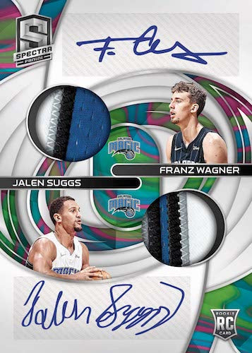 2021-22-Panini-Spectra-Basketball-NBA-Cards-Rookie-Dual-Patch-Autographs-Marble-Franz-Wagner-Jalen-Suggs-RC