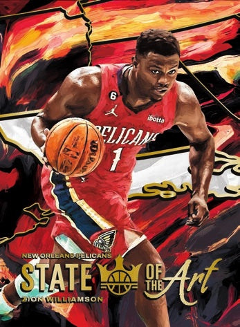 2022-23-Panini-Court-Kings-Basketball-NBA-Cards-State-of-the-Art-Zion-Williamson