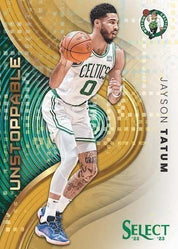 2022-23-Panini-Select-Basketball-Cards-Unstoppable-Jayson-Tatum-new