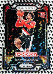 2023-24-Panini-Prizm-Monopoly-Basketball-Black-White-Scoot-Henderson