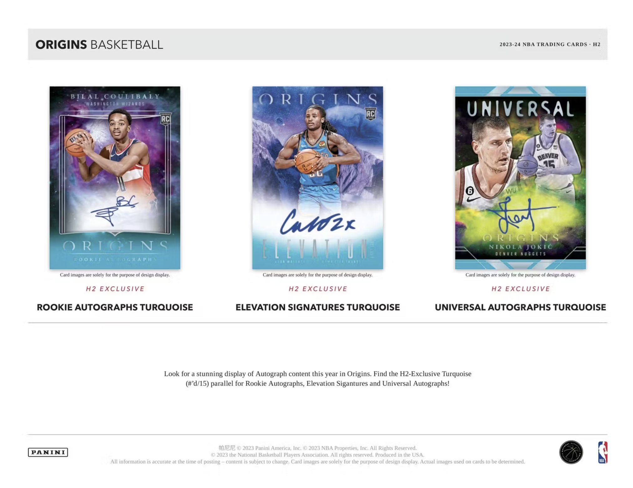 2023/24 Panini Origins Basketball Hybrid H2 Box - Private NBA Break