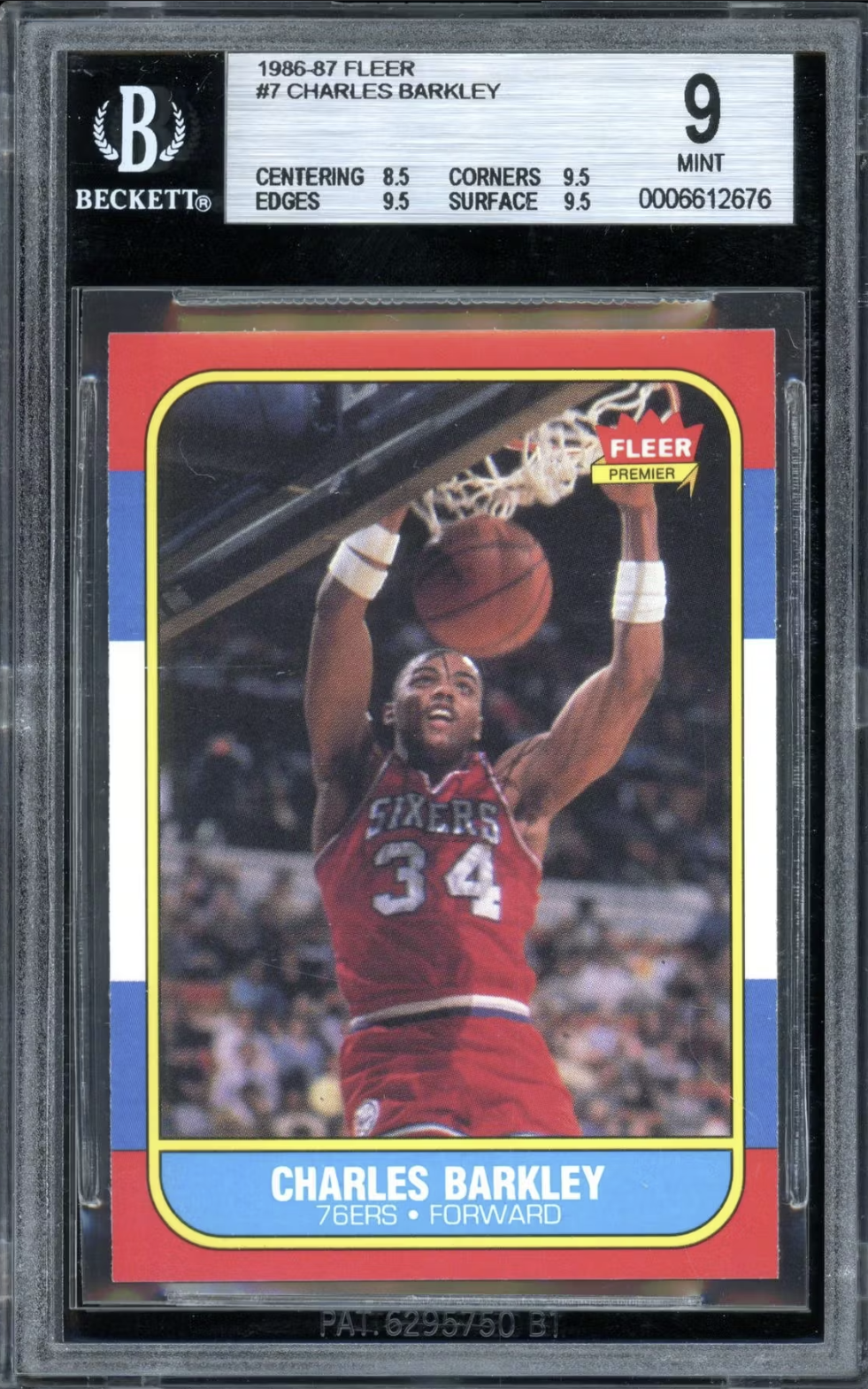 86 FLEER JORDAN BGS 9