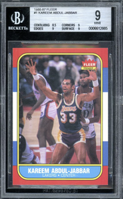 86 FLEER JORDAN BGS 9