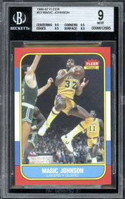 86 FLEER JORDAN BGS 9